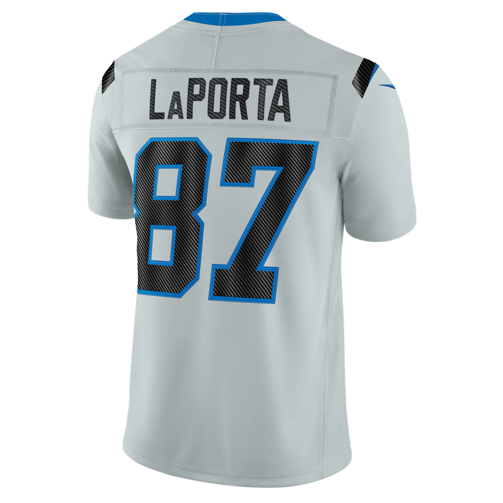 Detroit Lions Sam LaPorta Silver 2026 Rivalries Collection Stitched Limited Jersey