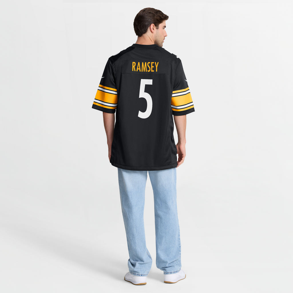 Pittsburgh Steelers Jalen Ramsey Black Team Game Jersey