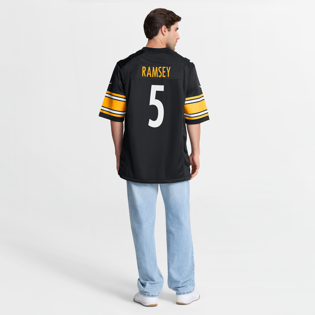 Pittsburgh Steelers Jalen Ramsey Black Team Game Jersey