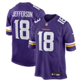 Minnesota Vikings Justin Jefferson Purple Game Jersey