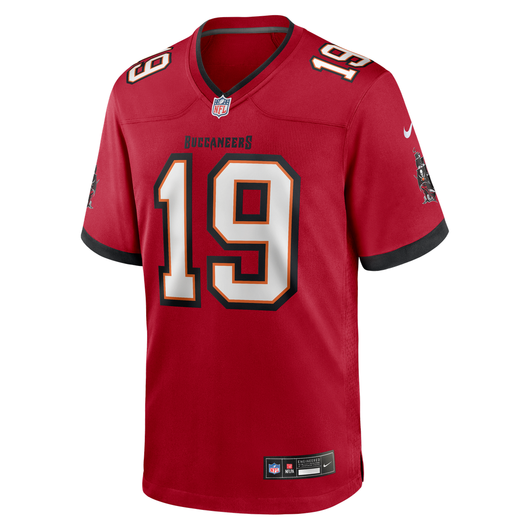 Tampa Bay Buccaneers Keyshawn Johnson Red Game Retired Player Jersey