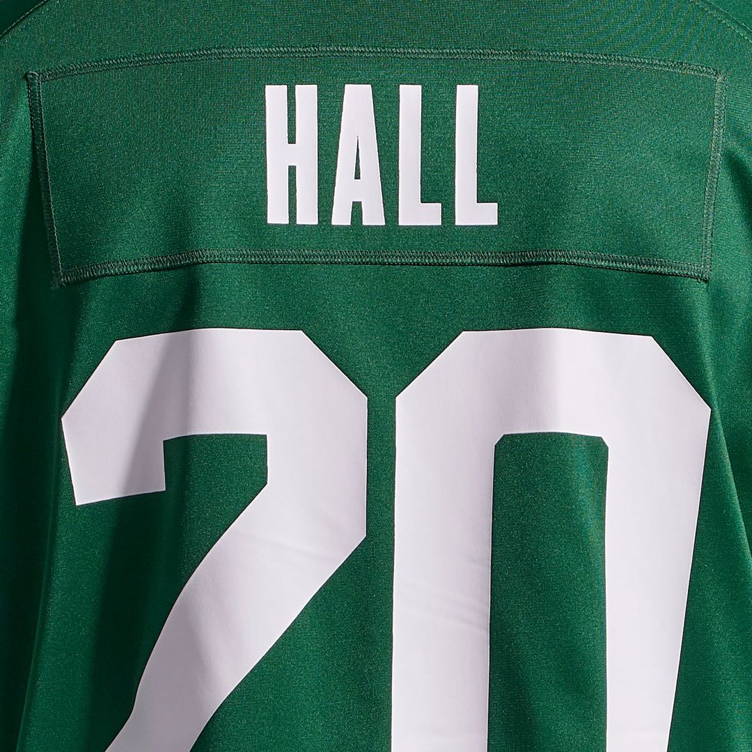 New York Jets Breece Hall Legacy Green Game Jersey