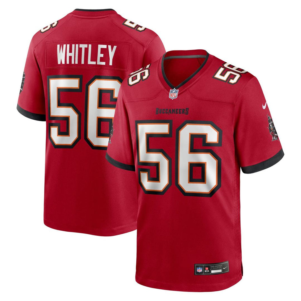 Tampa Bay Buccaneers Benton Whitley Red Team Game Jersey