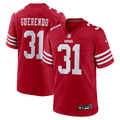 San Francisco 49ers Isaac Guerendo Scarlet Game Jersey