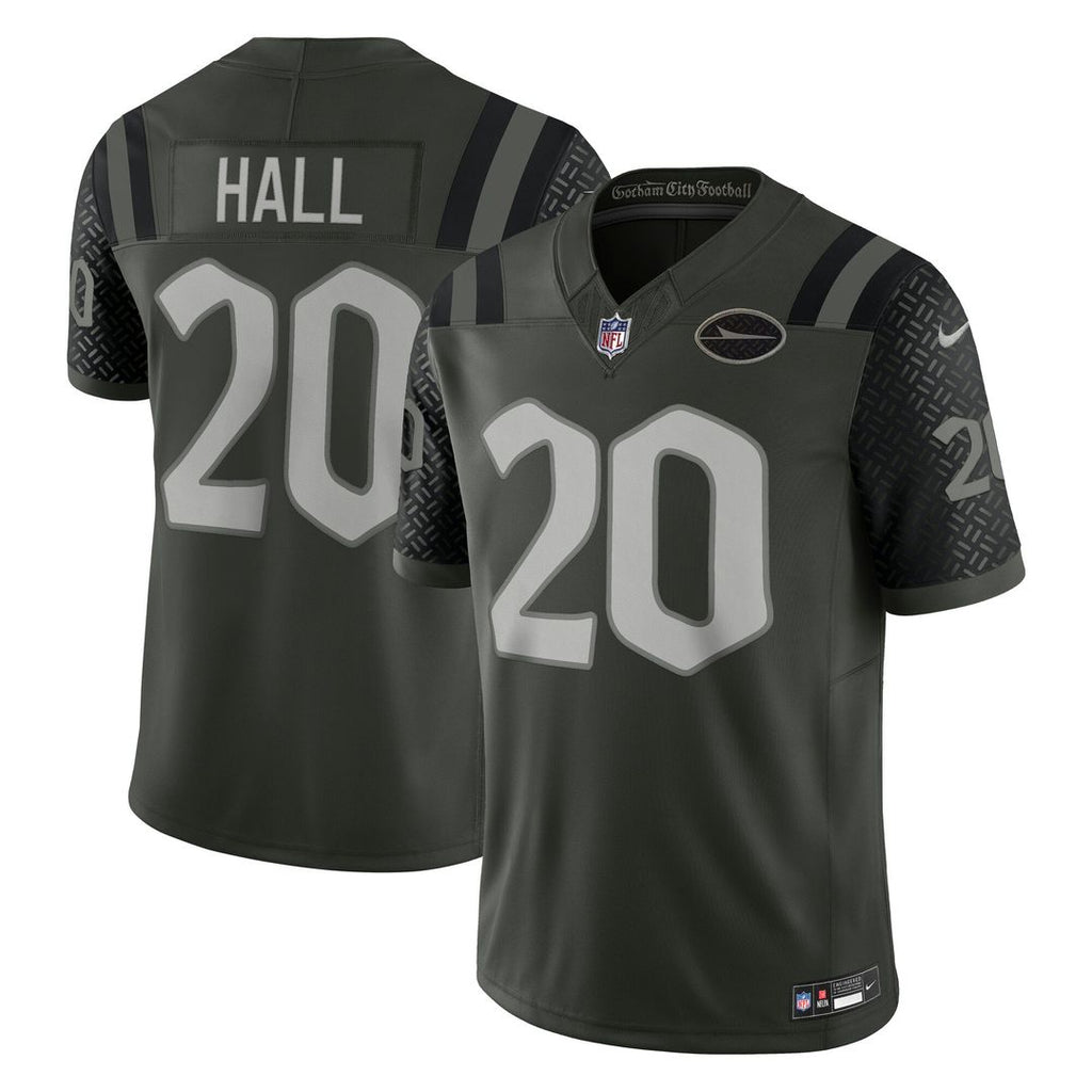 New York Jets Breece Hall Green Rivalries Collection Stitched Limited Jersey
