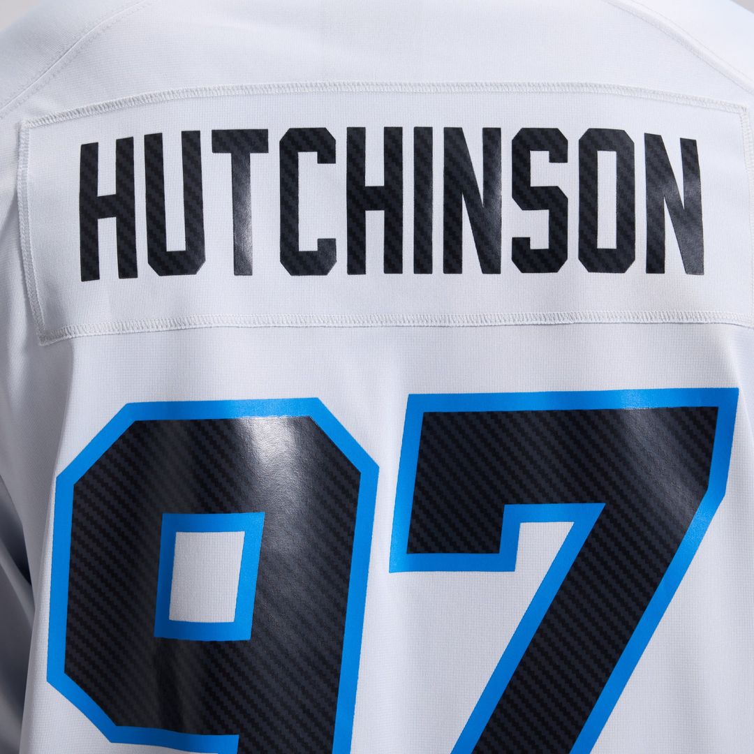 Detroit Lions Aidan Hutchinson Silver 2026 Rivalries Collection Game Jersey