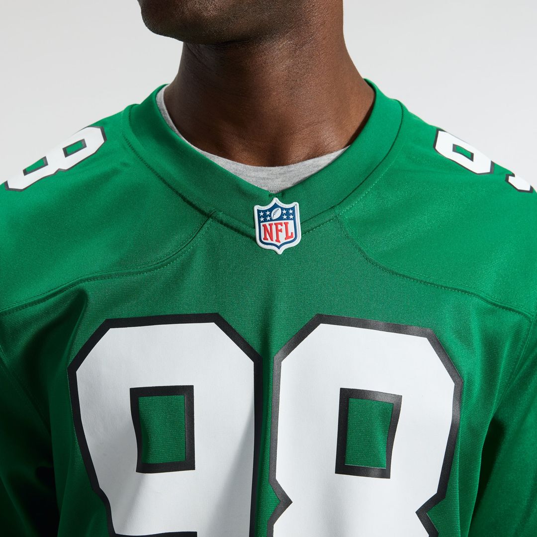 Philadelphia Eagles Jalen Carter Midnight Green Team Game Jersey