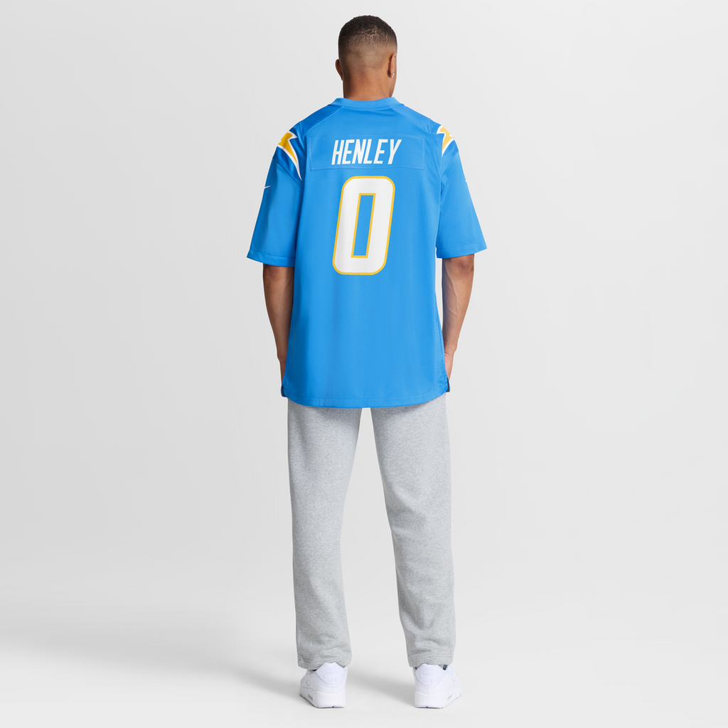 Los Angeles Chargers Daiyan Henley Powder Blue Team Game Jersey