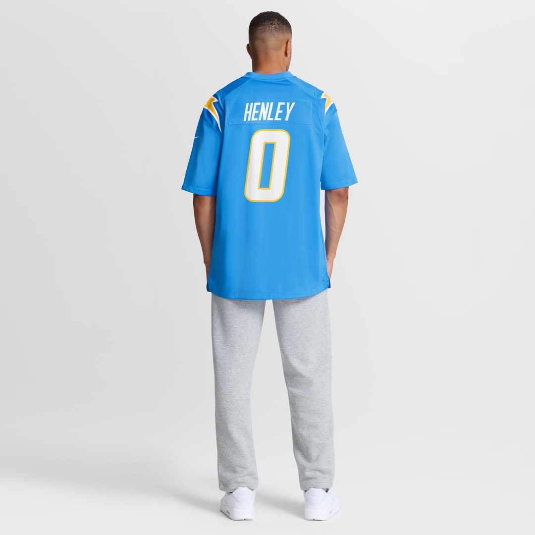 Los Angeles Chargers Daiyan Henley Powder Blue Team Game Jersey