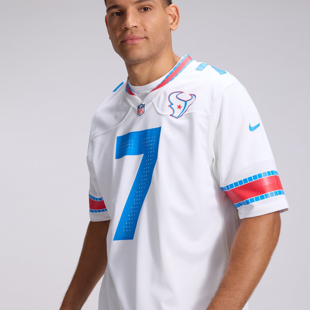 Houston Texans C.J. Stroud White 2026 Rivalries Collection Game Jersey