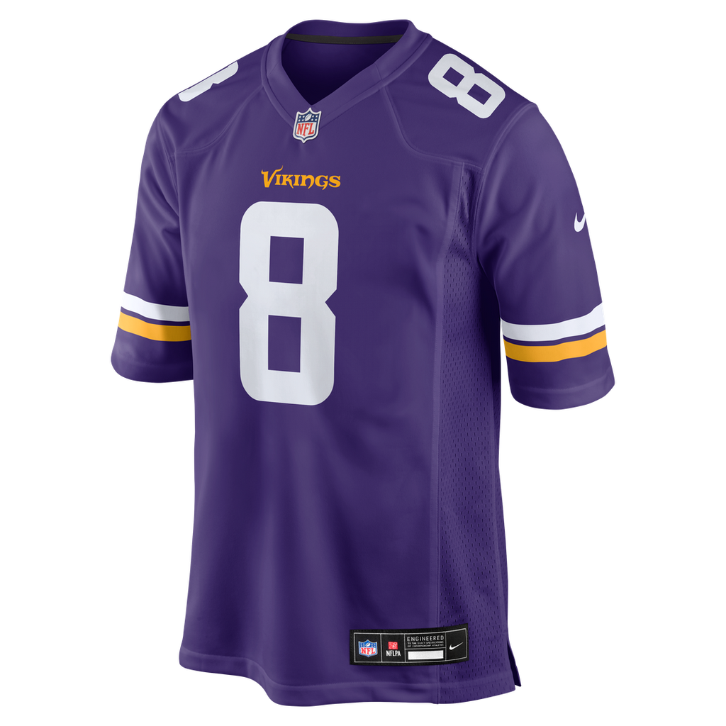 Minnesota Vikings Jeff Okudah Purple Team Game Jersey