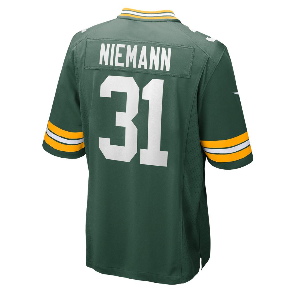Green Bay Packers Nick Niemann Green Team Game Jersey