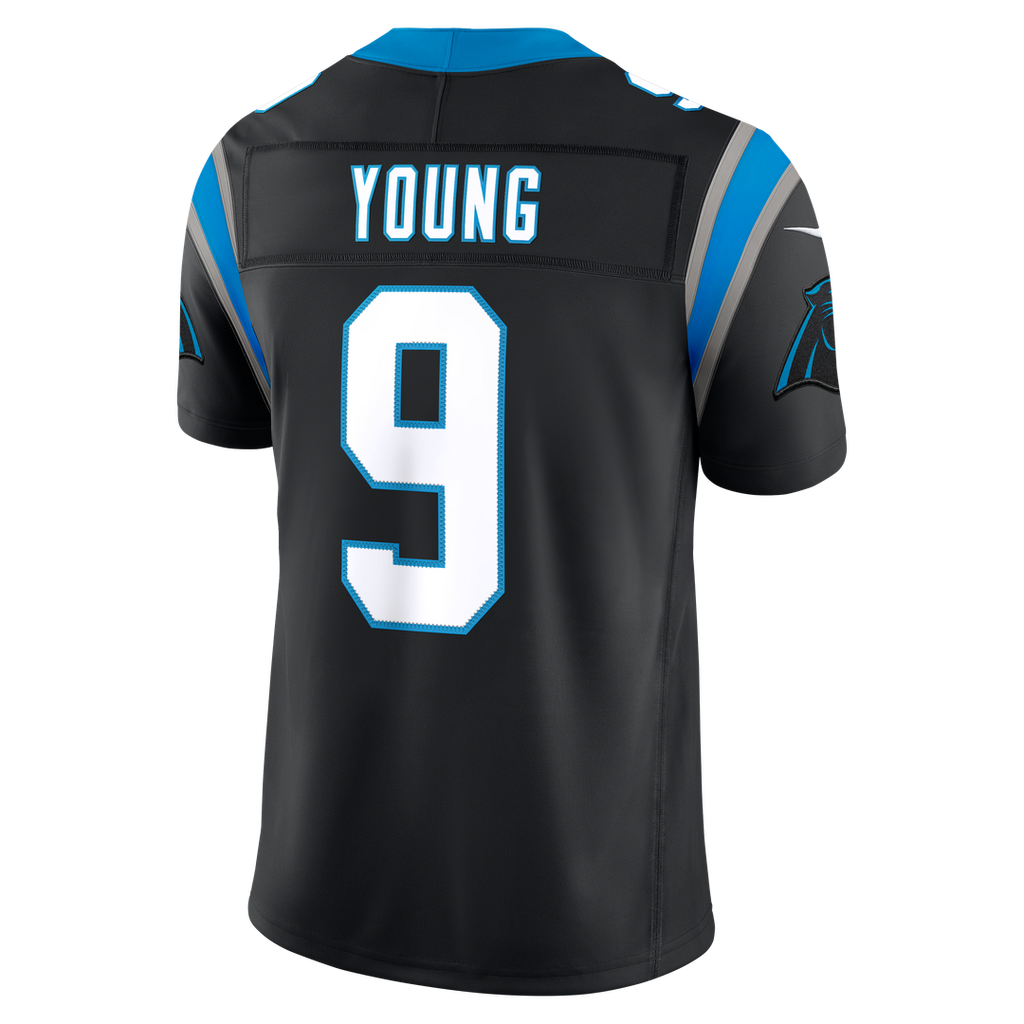 Carolina Panthers Bryce Young Blue Alternate Vapor F.U.S.E. Stitched Limited Jersey
