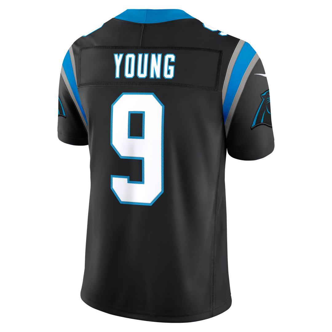 Carolina Panthers Bryce Young Blue Alternate Vapor F.U.S.E. Stitched Limited Jersey