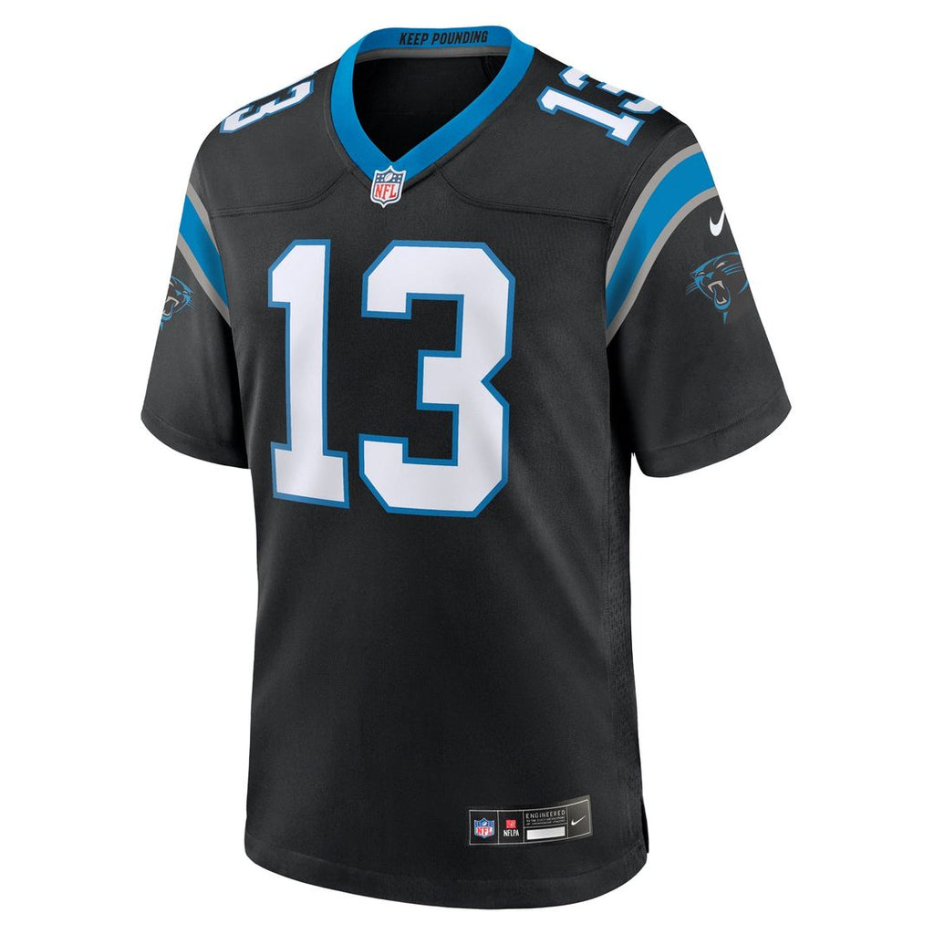 Carolina Panthers Hunter Renfrow Black Team Game Jersey