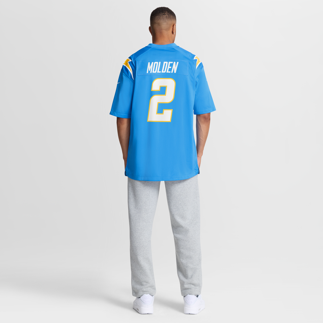 Los Angeles Chargers Elijah Molden Powder Blue Team Game Jersey