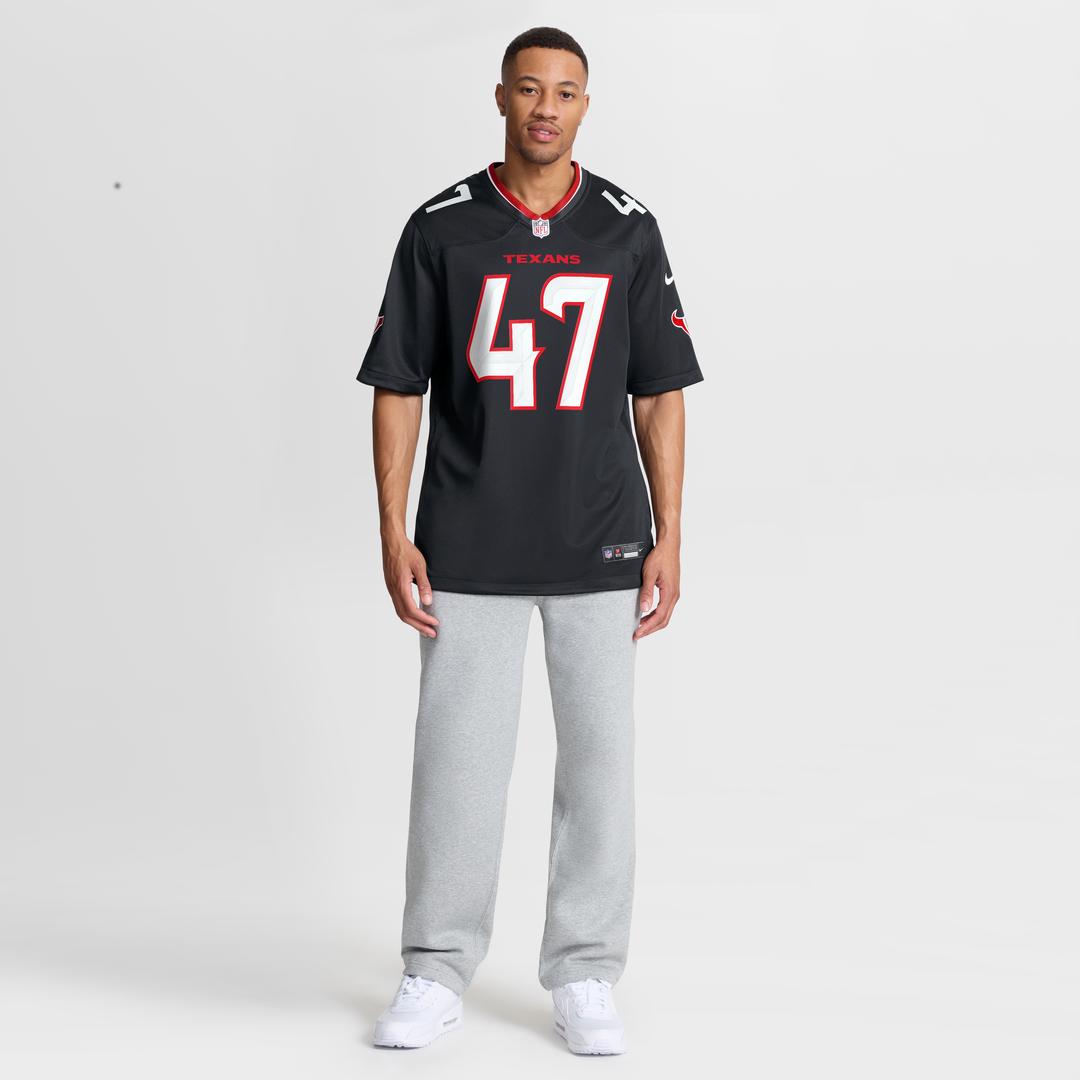 Houston Texans Louis Hansen Navy Team Game Jersey