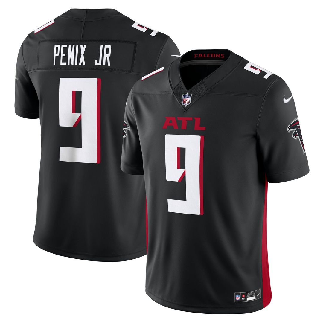 Atlanta Falcons Michael Penix Jr. Black Vapor F.U.S.E. Limited Jersey
