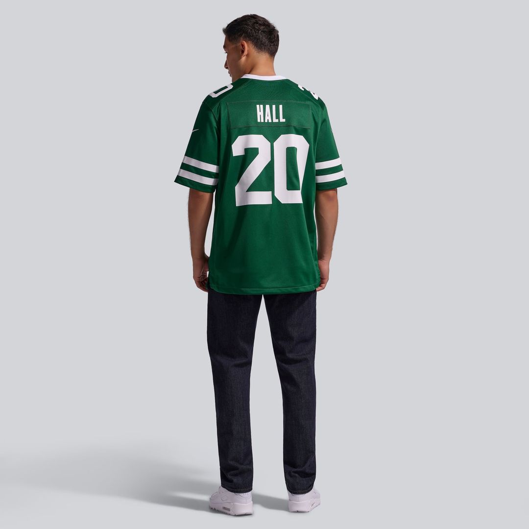 New York Jets Breece Hall Legacy Green Game Jersey