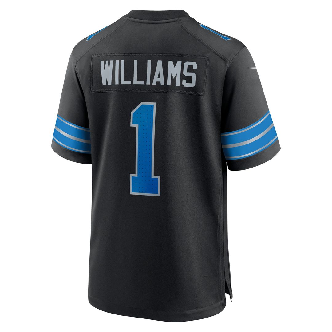 Detroit Lions Jameson Williams Blue Game Player Jersey