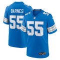 Detroit Lions Derrick Barnes Blue Team Game Jersey