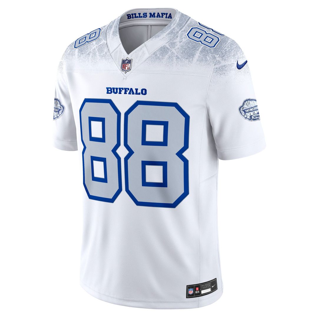 Buffalo Bills Dawson Knox White Rivalries Collection Stitched Limited Jersey