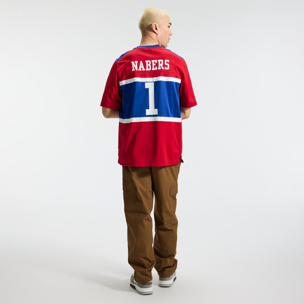 New York Giants Malik Nabers Century Red Alternate Game Jersey