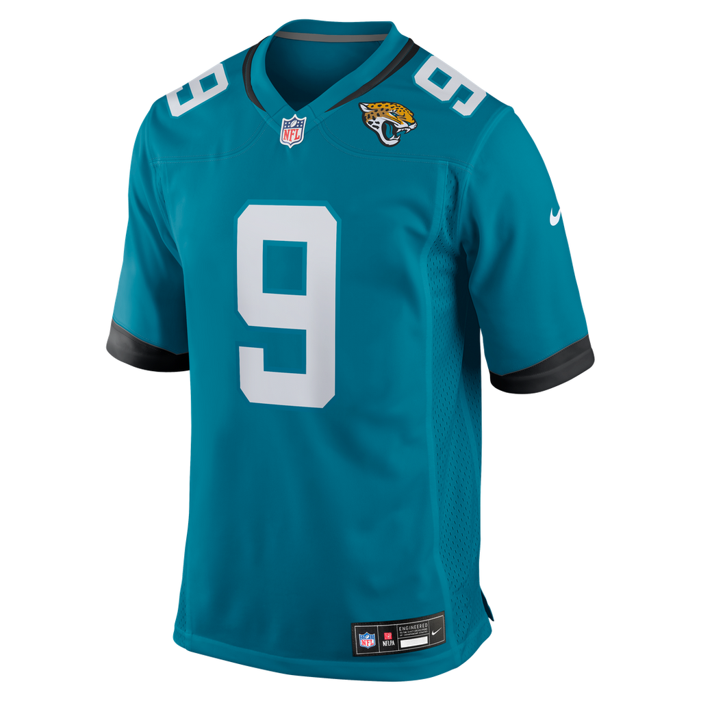 Jacksonville Jaguars Logan Cooke Teal Game Jersey