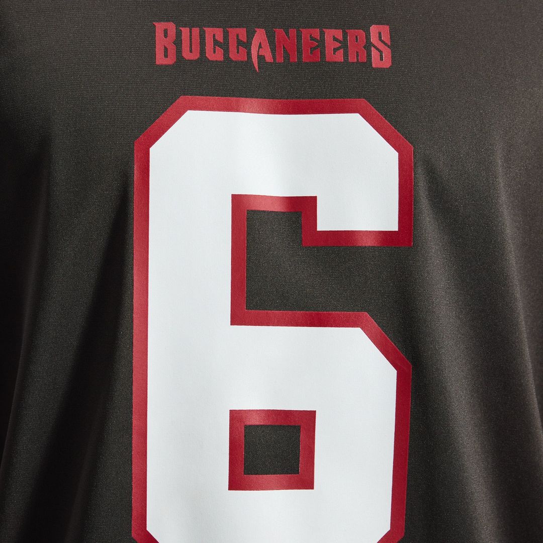 Tampa Bay Buccaneers Baker Mayfield Pewter Alternate Game Player Jersey