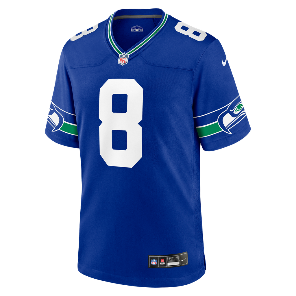 Seattle Seahawks Jadarian Price College Navy Team Game Jersey