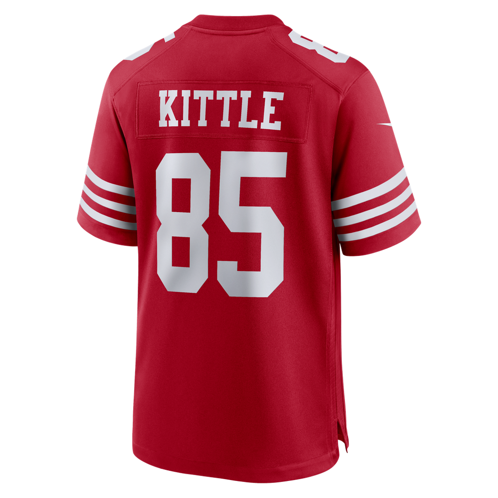 San Francisco 49ers George Kittle White 80th Anniversary Game Jersey