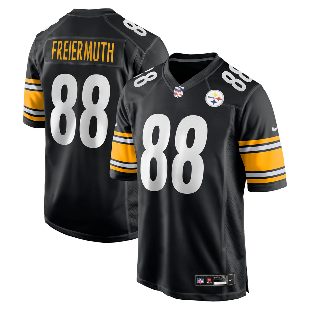 Pittsburgh Steelers Pat Freiermuth Black Game Jersey