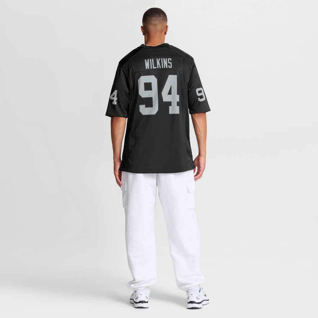 Las Vegas Raiders Christian Wilkins Black Team Game Jersey