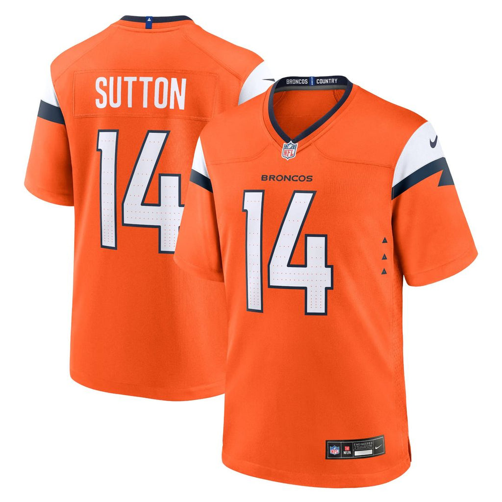 Denver Broncos Courtland Sutton Orange Mile High Collection Game Jersey