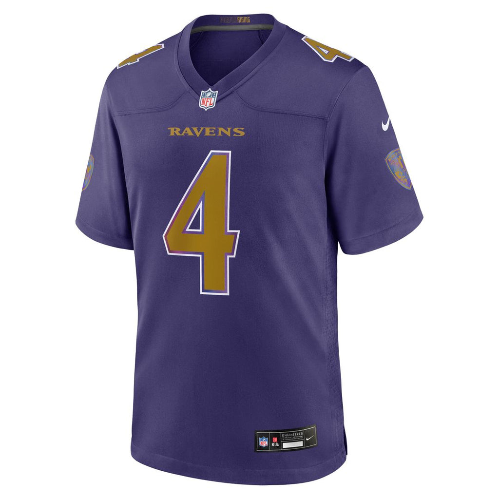 Baltimore Ravens Zay Flowers Black Alternate Game Jersey