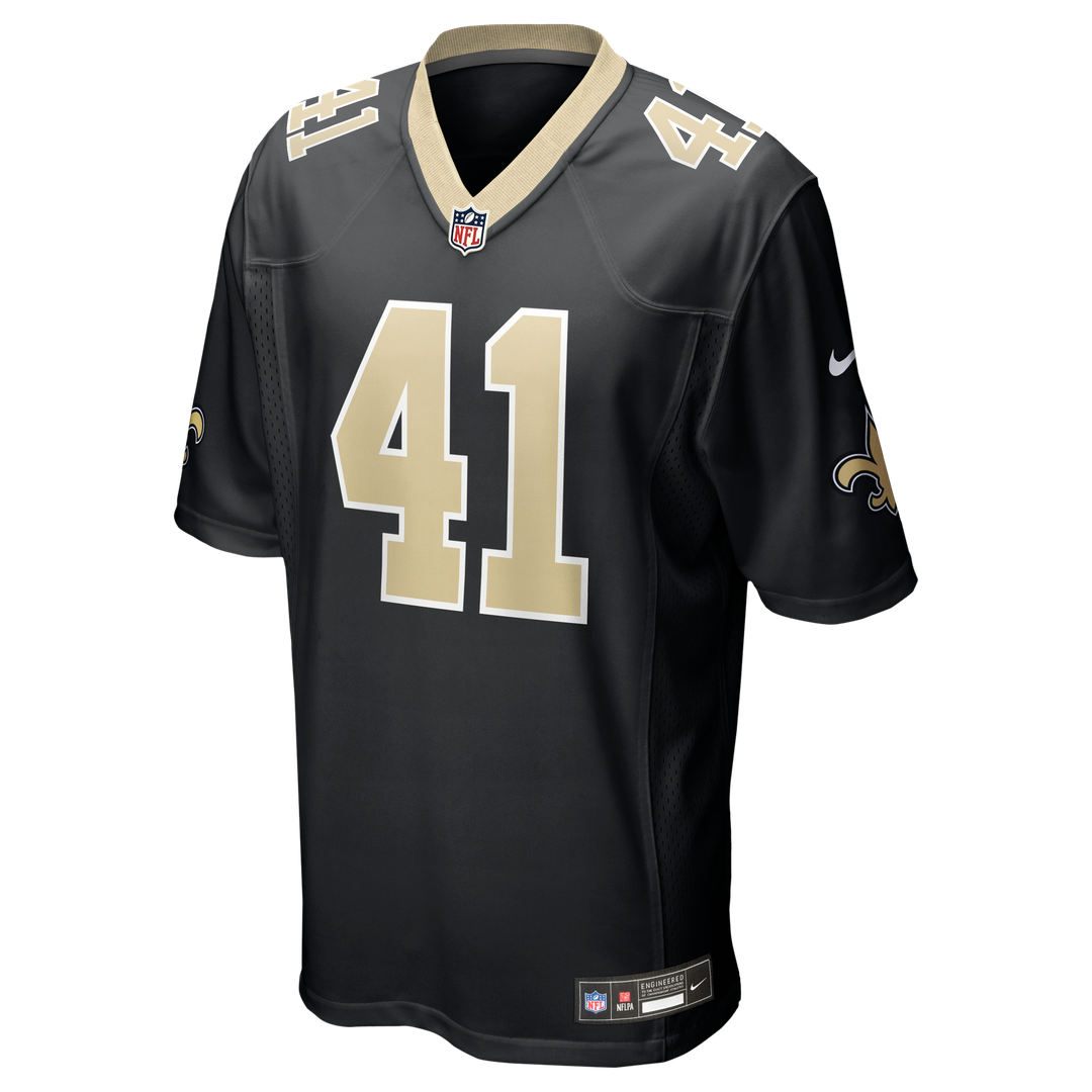 New Orleans Saints Alvin Kamara Black Game Jersey