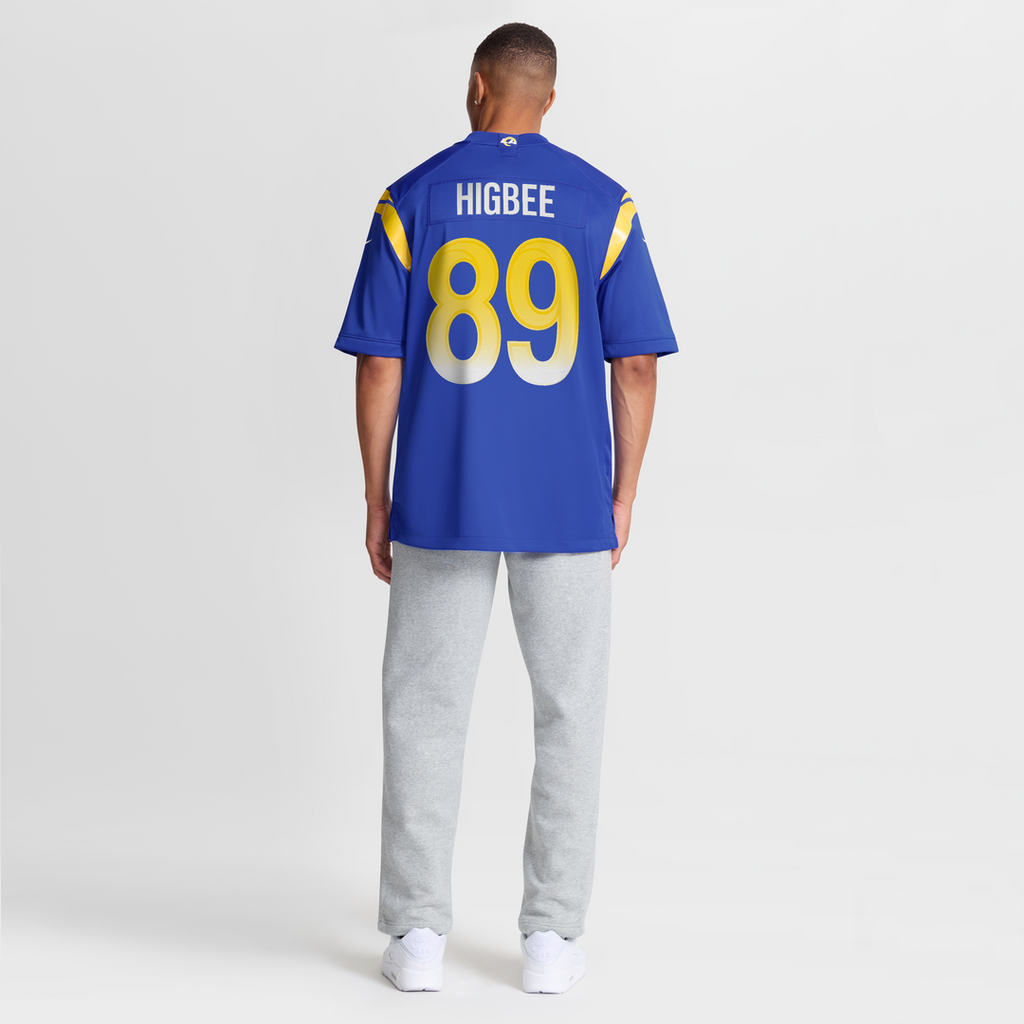Los Angeles Rams Tyler Higbee Royal Game Player Jersey
