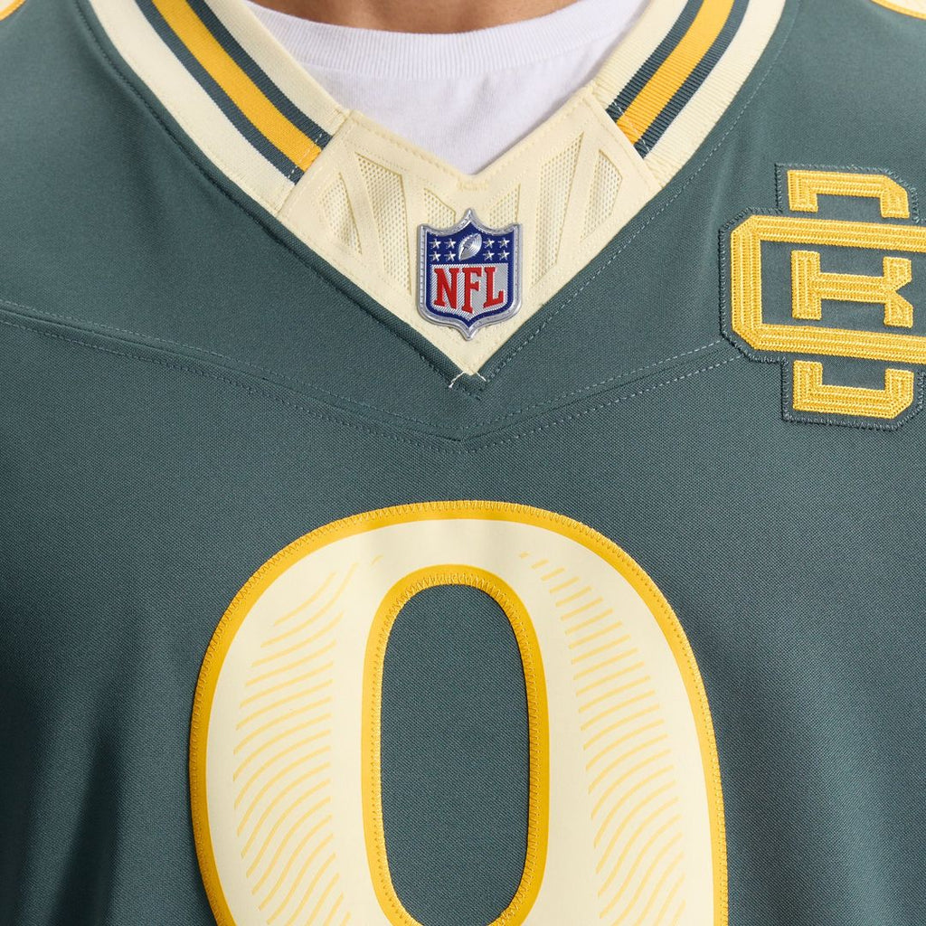 Green Bay Packers Christian Watson Green 2026 Rivalries Collection Stitched Limited Jersey