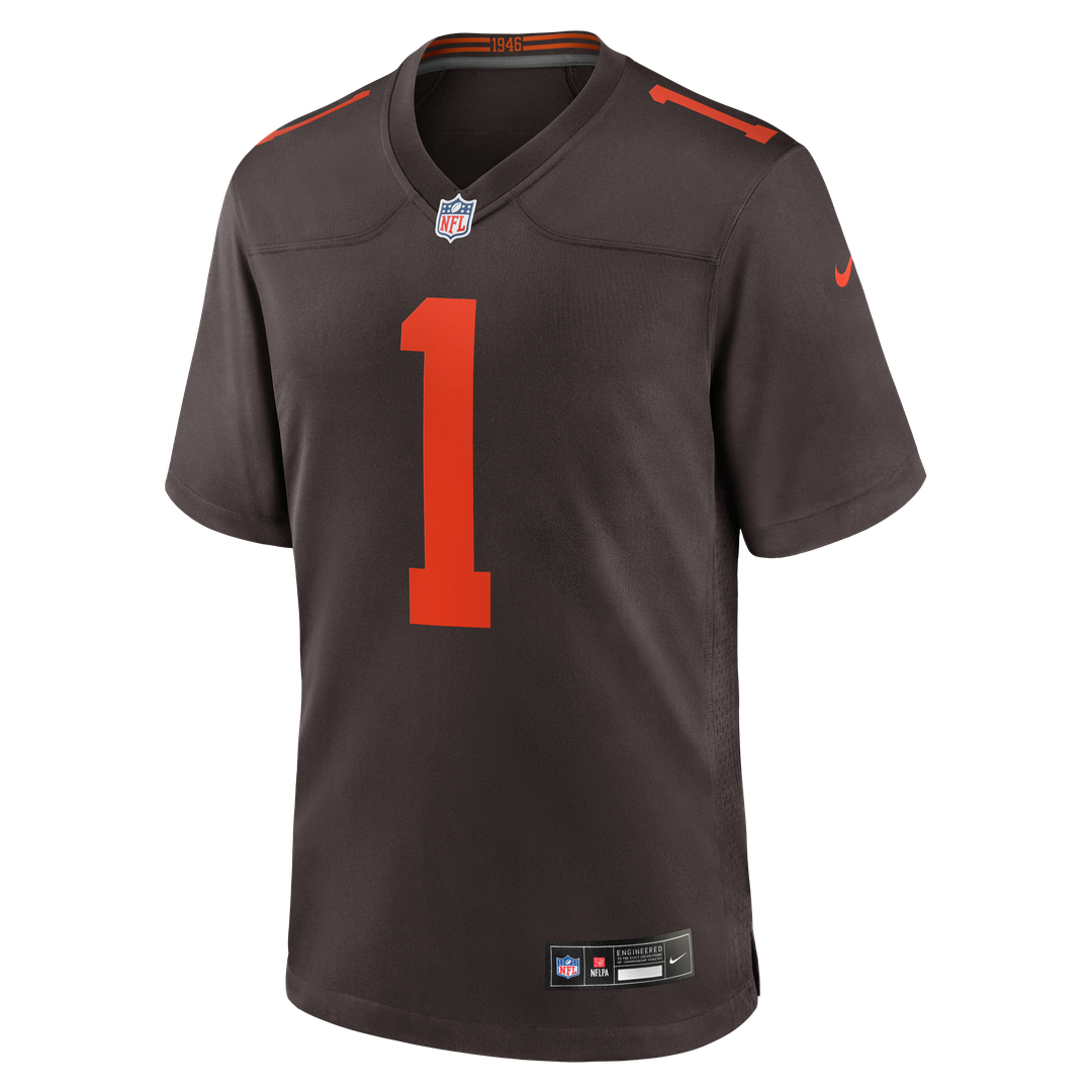 Cleveland Browns KC Concepcion Jr. Brown Alternate Game Jersey