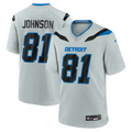 Detroit Lions Calvin Johnson Silver 2026 Rivalries Collection Game Jersey