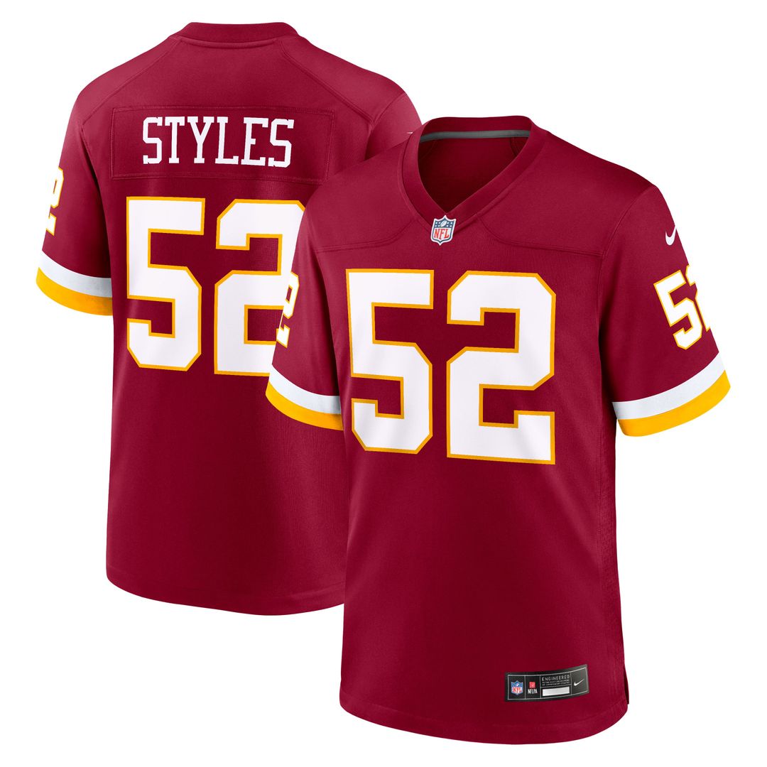 Washington Commanders Sonny Styles Black Game Player Jersey