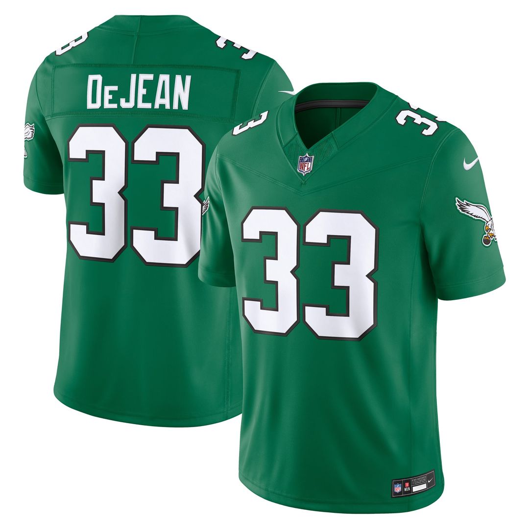 Philadelphia Eagles Cooper DeJean White Vapor F.U.S.E. Stitched Limited Jersey