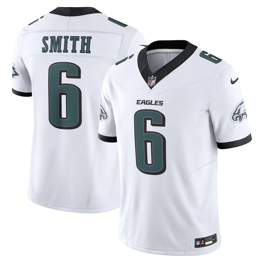 Philadelphia Eagles DeVonta Smith White Vapor F.U.S.E. Limited Jersey