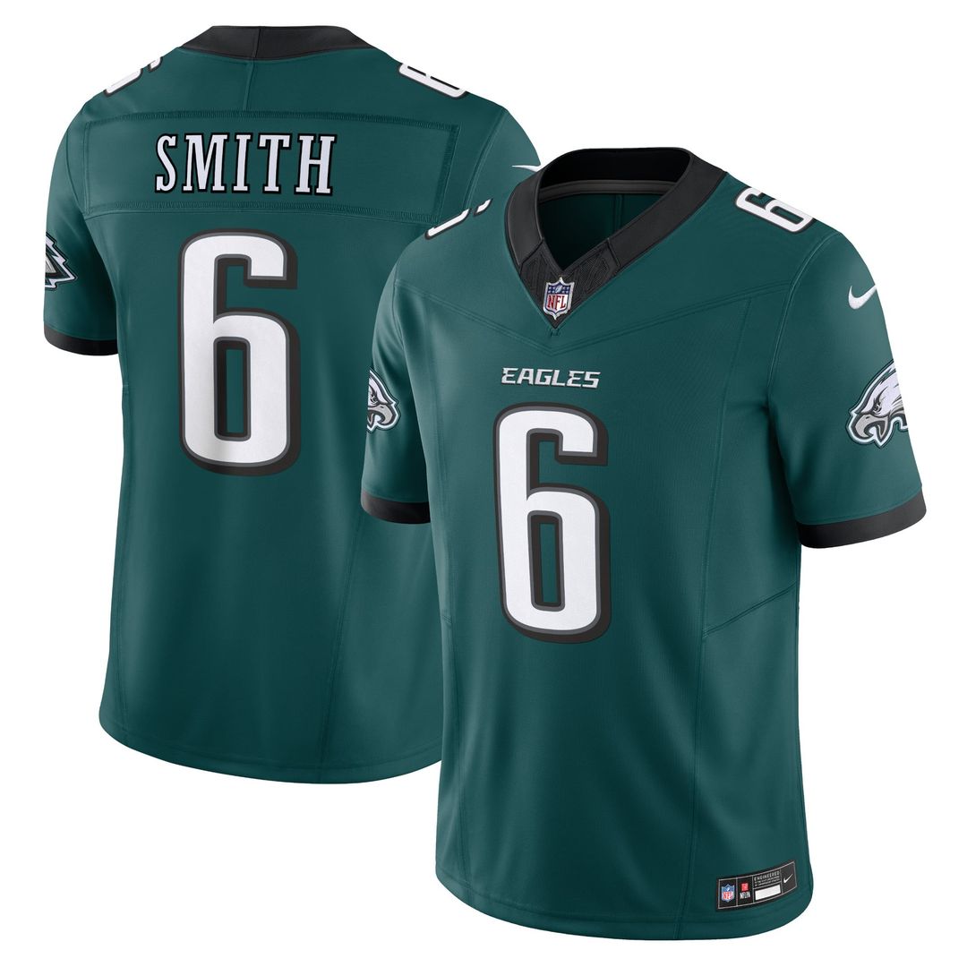 Philadelphia Eagles DeVonta Smith White Vapor F.U.S.E. Limited Jersey