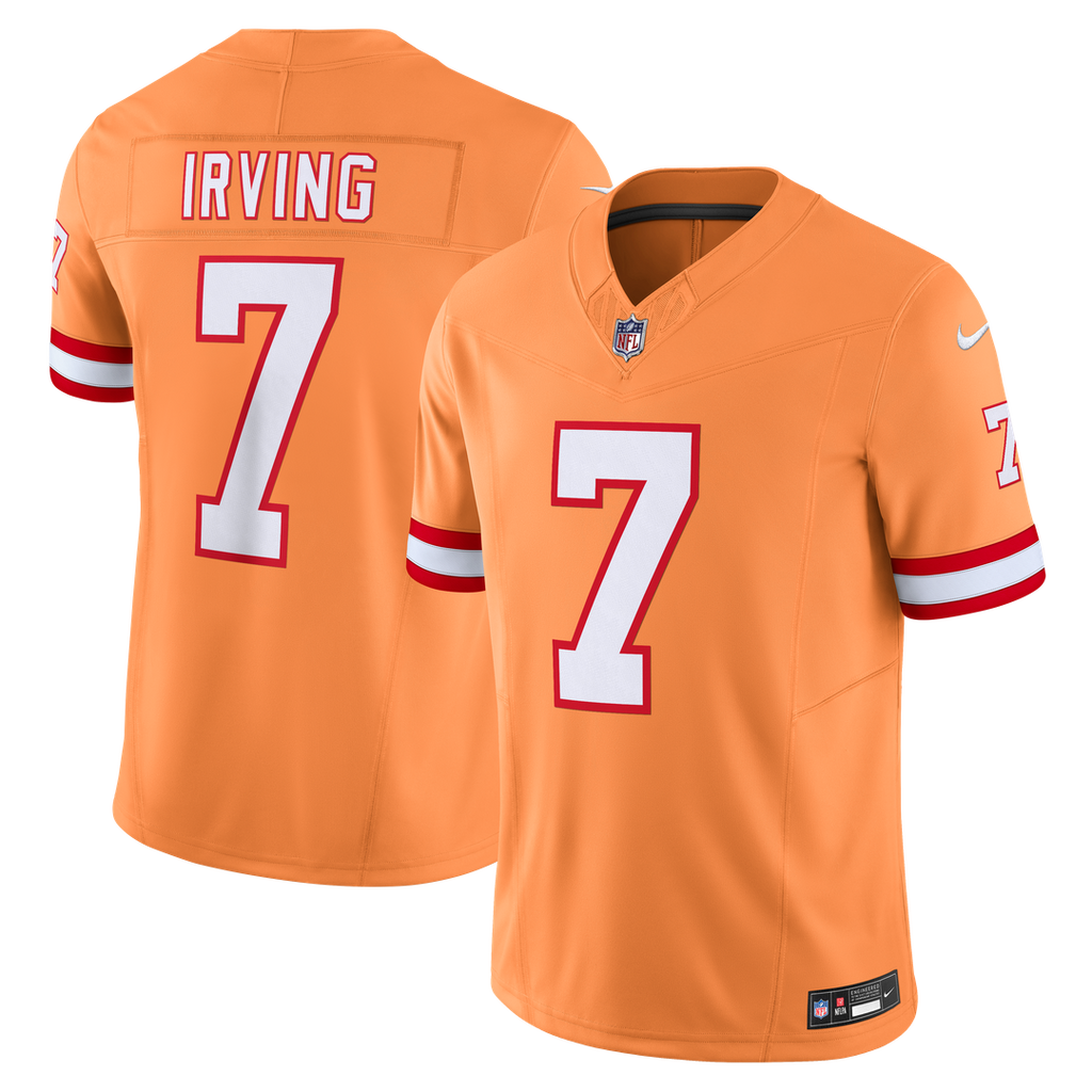 Tampa Bay Buccaneers Bucky Irving Orange Alternate 2 Throwback Vapor F.U.S.E. Limited Jersey
