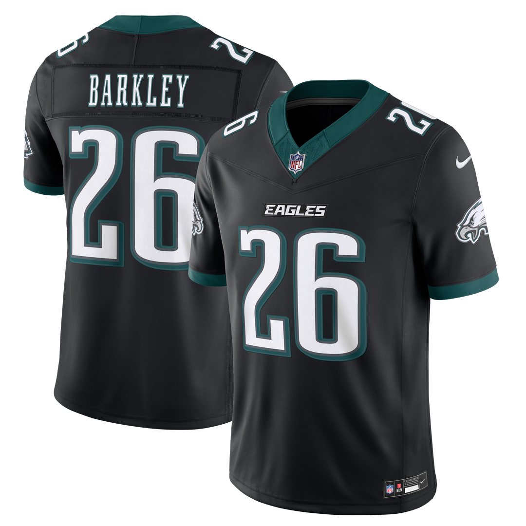 Philadelphia Eagles Saquon Barkley White Vapor F.U.S.E. Stitched Limited Jersey
