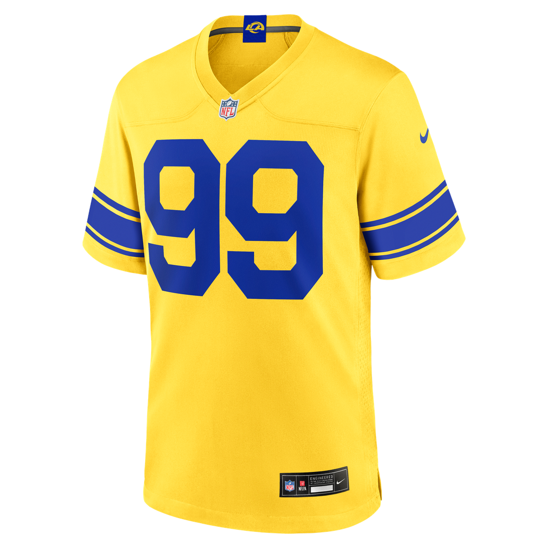 Los Angeles Rams Aaron Donald White Game Jersey
